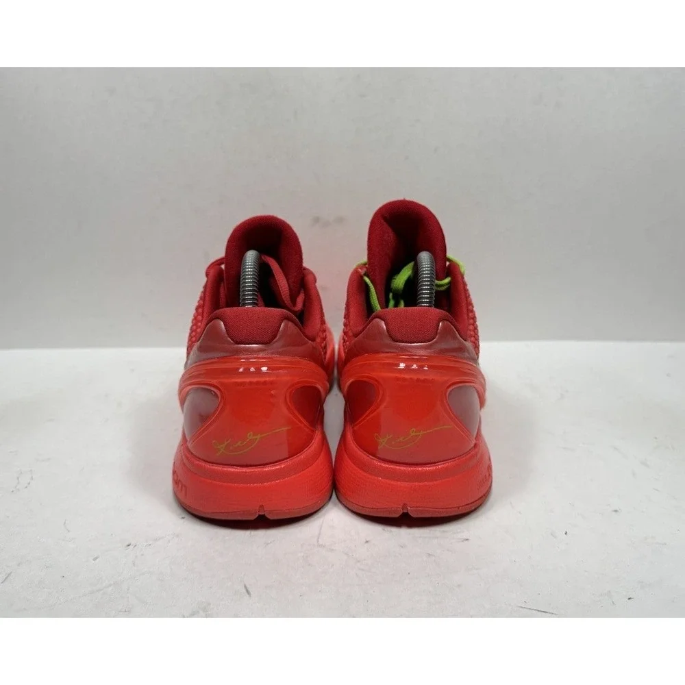 Nike Kobe 6 Protro Reverse Grinch Red Men's Size 8 FV4921-600 Shoes